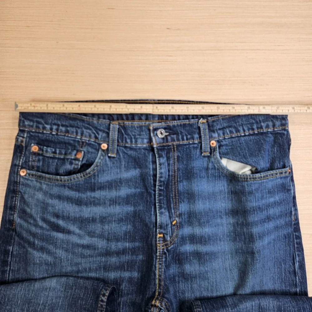 Levi's 527 Bootcut Jeans Mens 36x32 Fit 36x30 Blue Denim Stretch Casual Pants